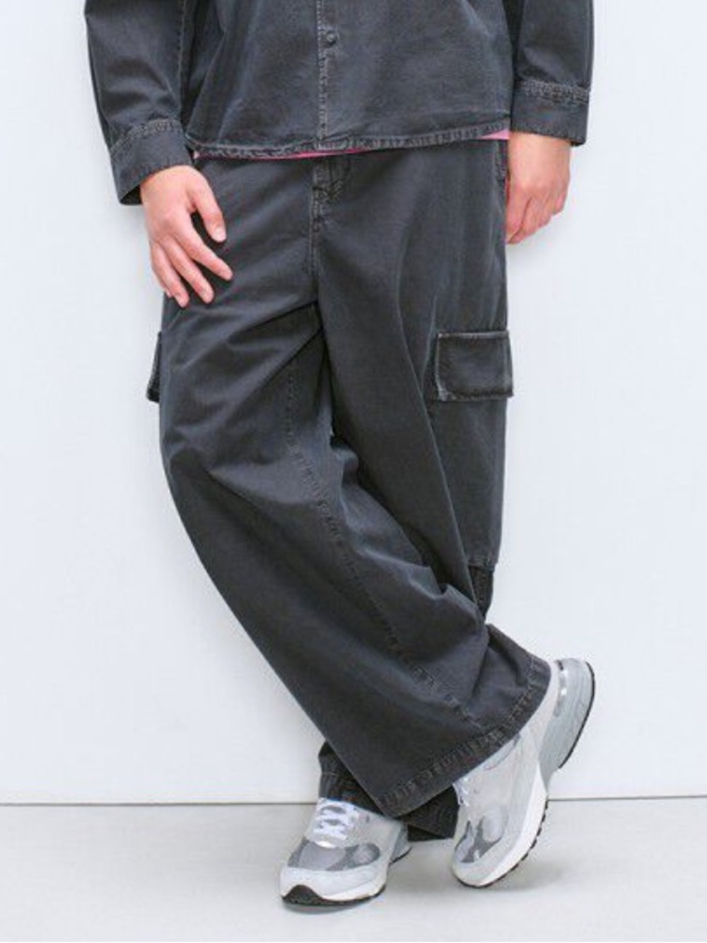 American Vintage Tysco Cargo Pants Vintage Grayness Size S